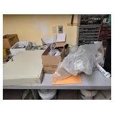 Contents of Room Commercial Office Storage System with Built-in Shelving