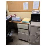 Contents of Room Commercial Office Storage System with Built-in Shelving