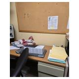 Contents of Room Commercial Office Storage System with Built-in Shelving
