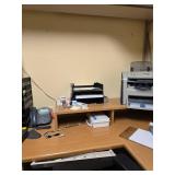 Contents of Room Commercial Office Storage System with Built-in Shelving
