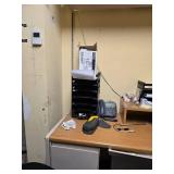 Contents of Room Commercial Office Storage System with Built-in Shelving