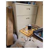 Contents of Room Commercial Office Storage System with Built-in Shelving