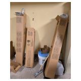Contents of Room Commercial Office Storage System with Built-in Shelving