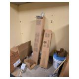 Contents of Room Commercial Office Storage System with Built-in Shelving