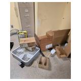 Contents of Room Commercial Office Storage System with Built-in Shelving