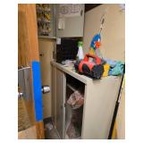 Contents of Room Commercial Office Storage System with Built-in Shelving