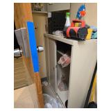Contents of Room Commercial Office Storage System with Built-in Shelving