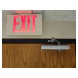 Commercial Door Hardware Set with Exit Sign