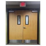 Commercial Door Closer Set with Exit Sign