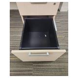 Modern Height-Adjustable Office Desk with Storage
