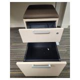 Modern Height-Adjustable Office Desk with Storage