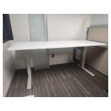 Office Workstation Set with Filing Cabinet and Ergonomic Chair