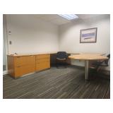 Executive L-Shaped Desk Set with Side Return