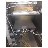 Professional Audio Equipment Rack with Crown Amplifier