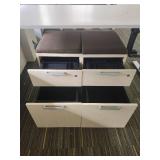 Modern Height-Adjustable Office Desk with Storage