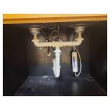 Complete Laboratory Cabinet Set with Sink and Countertops