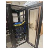 Professional Network Server Rack with Panduit Patch Panels