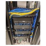 Professional Network Server Rack with Panduit Patch Panels