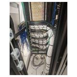 Professional Network Server Rack with Panduit Patch Panels