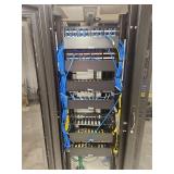 Professional Network Server Rack with Panduit Patch Panels
