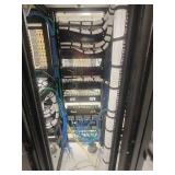 Professional Network Server Rack with Panduit Patch Panels