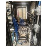 Professional Network Server Rack with Panduit Patch Panels