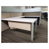 Modern Office Cubicle Workstation Set