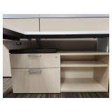 Modern Office Cubicle Workstation Set