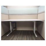 Teknion District Height-Adjustable Workstation