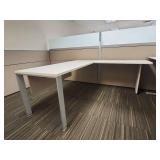 Modern Office Cubicle Workstation Set