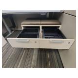Modern Office Cubicle Workstation Set