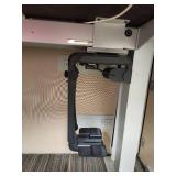 Modern Office Height-Adjustable Desk with Filing Cabinet