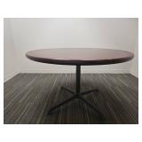 Round Conference Table with X-Base