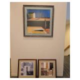 Modern Art Print Collection in Wooden Frames