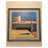 Modern Art Print Collection in Wooden Frames