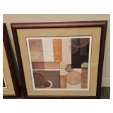 Modern Art Print Collection in Wooden Frames