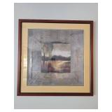 Abstract & Forest Stream Art Print Set