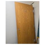 (3) Commercial Wood Door and Picture Frames