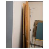 (3) Commercial Wood Door and Picture Frames