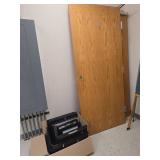 (3) Commercial Wood Door and Picture Frames