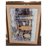 Framed Art Collection - Mountain Landscapes & Sleds