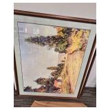 Framed Art Collection - Mountain Landscapes & Sleds