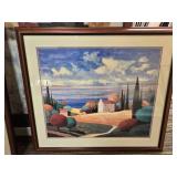 Collection of Contemporary Art Prints in Wood Frames