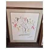 Collection of Picasso Prints and Mediterranean Painting