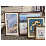 Art Print Collection - Sunflowers, Feathers & Landscape