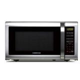 Farberware 1.6 Cu. Ft Countertop Microwave Oven  1100 Watts  Stainless Steel - Retail: $275 (dent on top left & side)