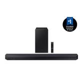 Samsung - HW-Q600C 3.1.2 Channel Q-series Soundbar with Wireless Subwoofer, Dolby Atmos and Q-Symphony - Titan Black - Retail: $327.99