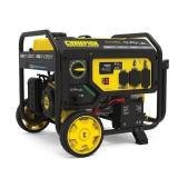Champion Power Equipment 4550/3650-Watt Electric Start Gasoline and Propane Powered Dual Fuel Portable Generator with CO Shield - Retail: $614.41 (no wheels)