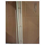 LazBlinds No Tools No Drill 1" Vinyl Mini Blinds, Cordless Blinds for Windows, Light Filtering Horizontal Window Blinds & Shades, 36" W x 64" H, Cream