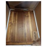 GASHELL Noodle Board Stove Cover with Handles for Electric, Gas Stove Top (Acacia Wood)